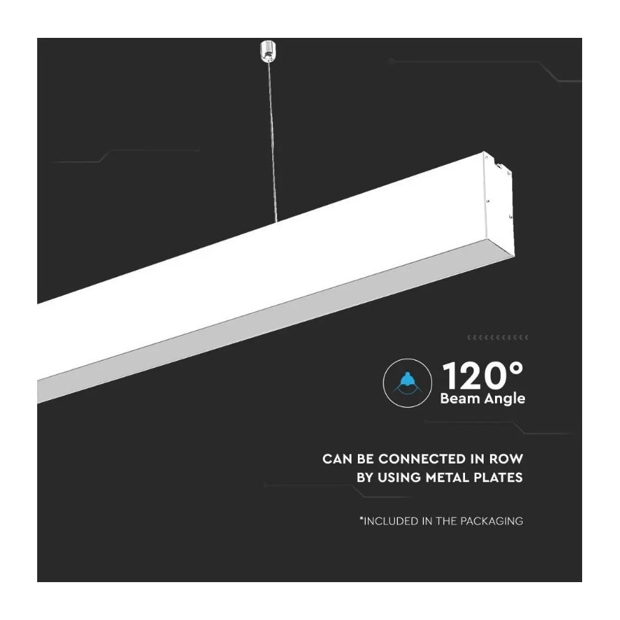 Светодиодная подвесная люстра SAMSUNG CHIP LED/40W/230V 6400K белый