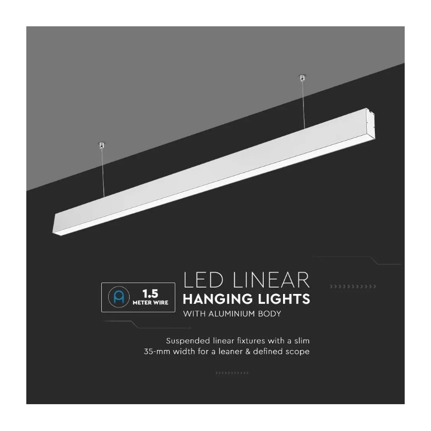 Светодиодная подвесная люстра SAMSUNG CHIP LED/40W/230V 6400K белый