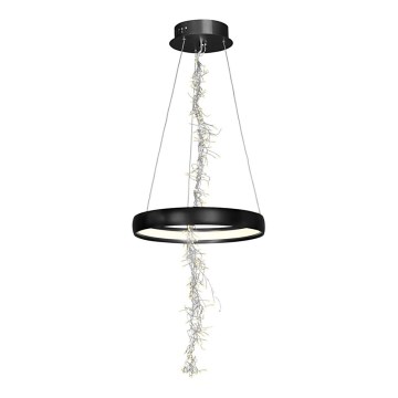 Светодиодная подвесная люстра SPARK LED/35W/230V черная