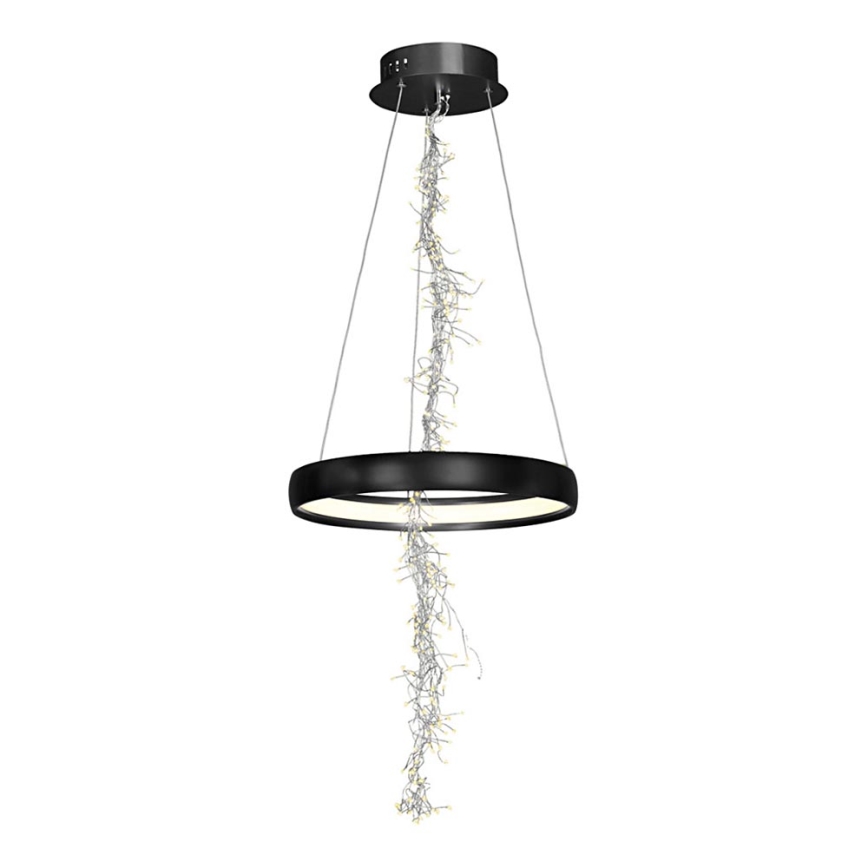 Светодиодная подвесная люстра SPARK LED/35W/230V черная