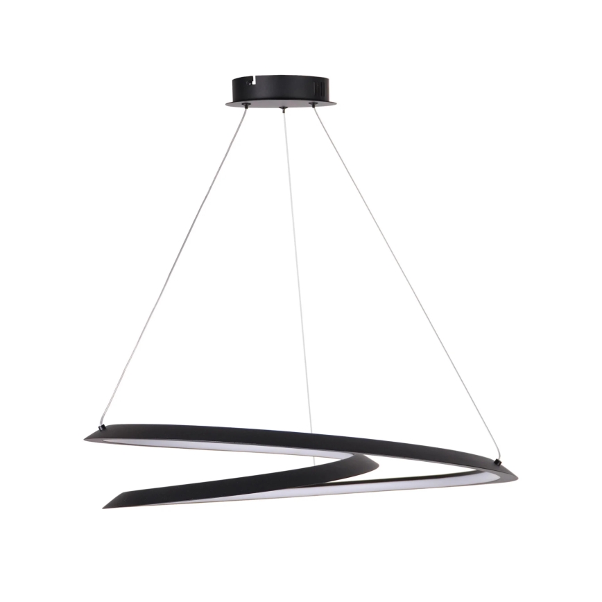 Светодиодная подвесная люстра TANGO LED/44W/230V 4000K диаметр 60 см черный