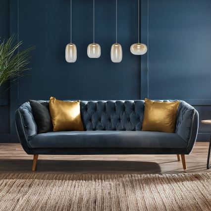 Светодиодная подвесная люстра VASO LED/15W/230V золотистый/дымчатый