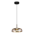 Светодиодная подвесная люстра VETRO LED/6W/230V диаметр 23 см бежевый/черный