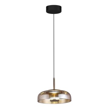 Светодиодная подвесная люстра VETRO LED/6W/230V диаметр 23 см бежевый/черный