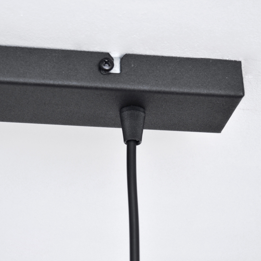 Светодиодная подвесная люстра VOLTA 2xE27/15W/230V черный/золотистый