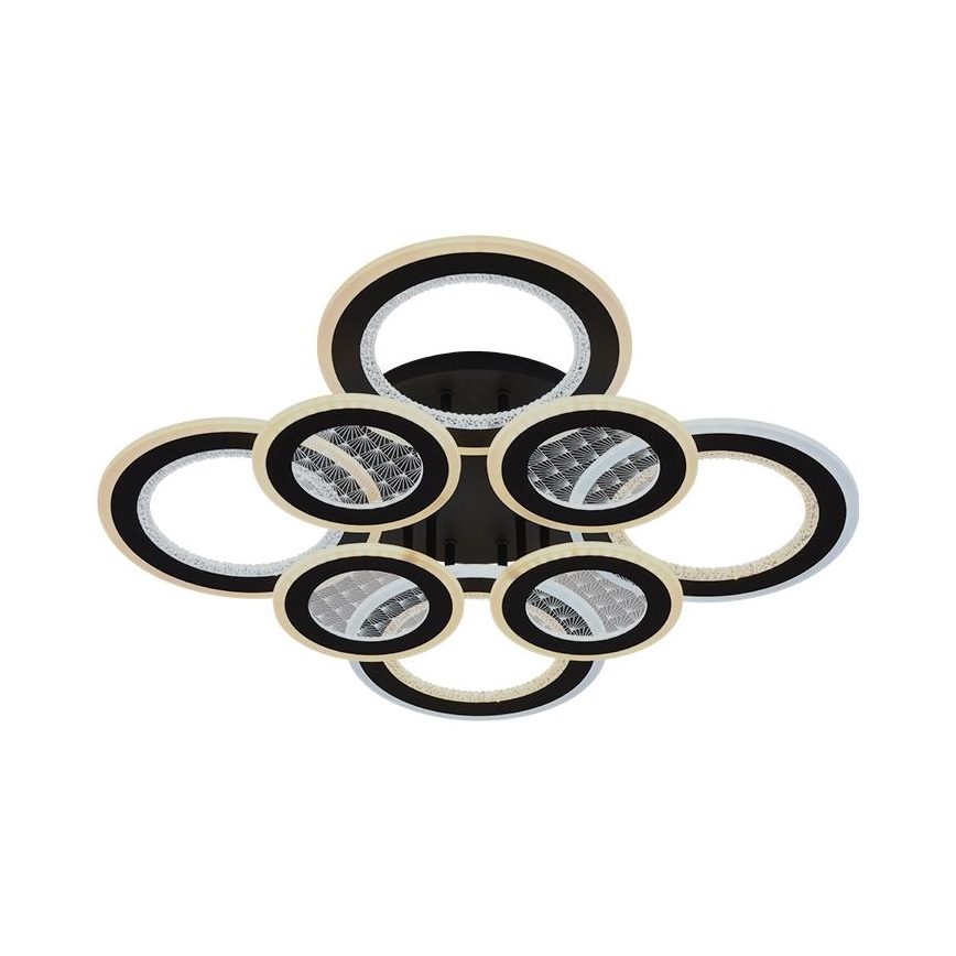 Светодиодная припотолочная люстра с регулированием яркости LED/200W/230V 3000-6500K + дистанционное управление