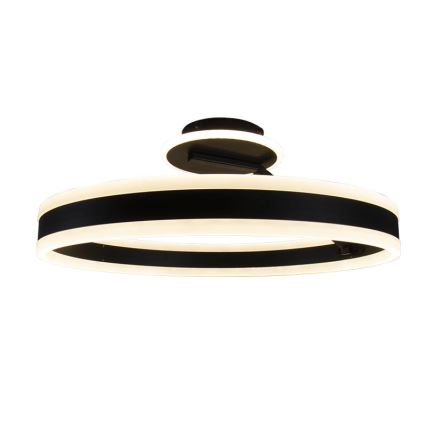 Светодиодная припотолочная люстра с регулированием яркости LED/86W/230V 3000-6500K черный + дистанционное управление