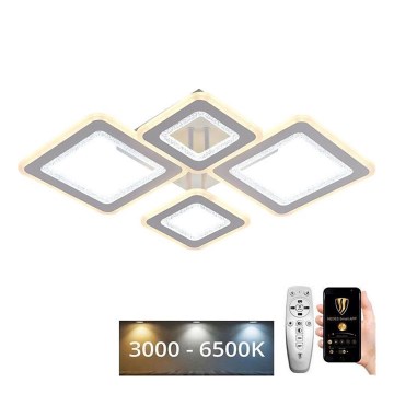 Светодиодная припотолочная люстра с регулированием яркости LED/95W/230V 3000-6500K + дистанционное управление