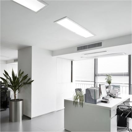 Светодиодная припотолочная панель BRISBANE LED/36W/230V 4000K 29,5x119 см белый