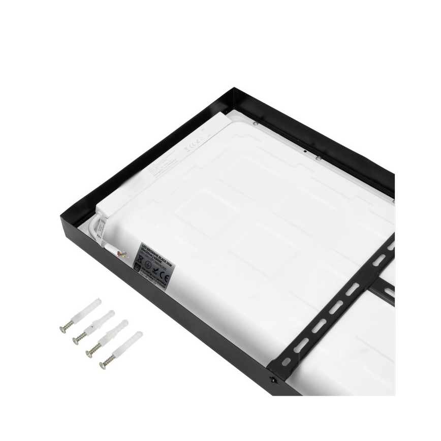 Светодиодная припотолочная панель BRISBANE LED/36W/230V 4000K 29,5x119 см черный