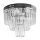 Светодиодная припотолочная люстра 5xE27/60W/230V + 4xLED/3W/230V