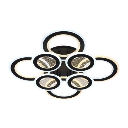 Светодиодная припотолочная люстра с регулированием яркости LED/200W/230V 3000-6500K + дистанционное управление