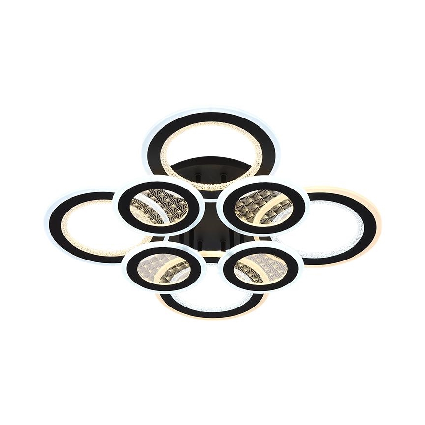 Светодиодная припотолочная люстра с регулированием яркости LED/200W/230V 3000-6500K + дистанционное управление