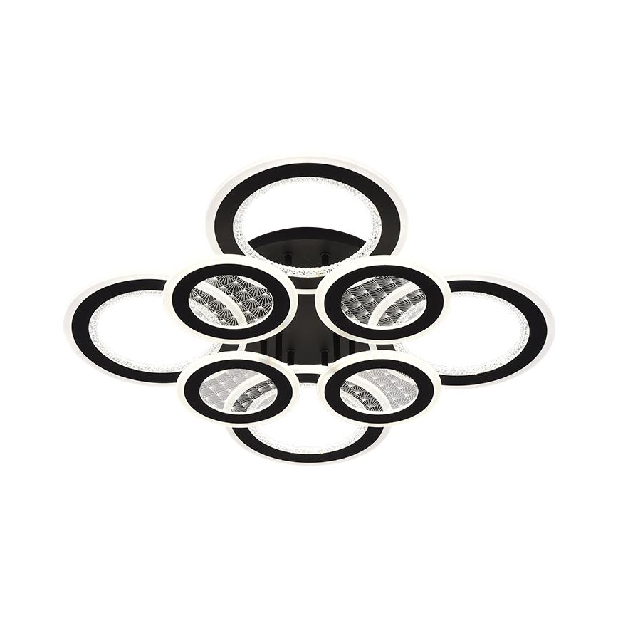 Светодиодная припотолочная люстра с регулированием яркости LED/200W/230V 3000-6500K + дистанционное управление
