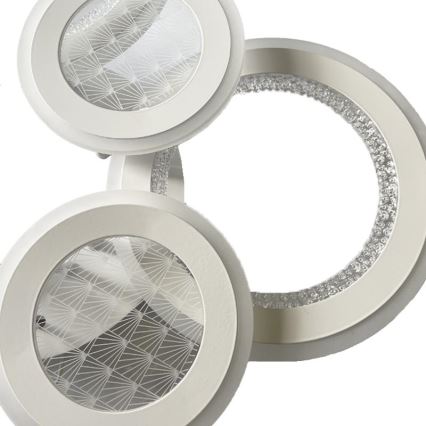 Светодиодная припотолочная люстра с регулированием яркости LED/200W/230V 3000-6500K + дистанционное управление