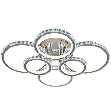 Светодиодная припотолочная люстра с регулированием яркости LED/205W/230V 3000-6500K + дистанционное управление