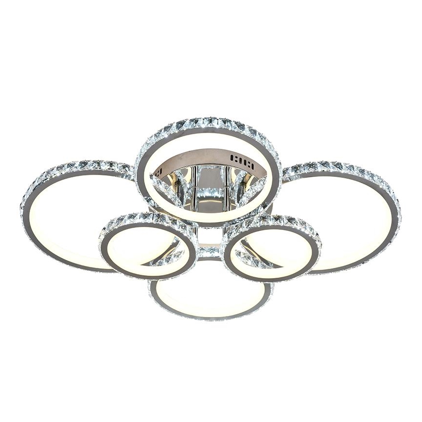 Светодиодная припотолочная люстра с регулированием яркости LED/205W/230V 3000-6500K + дистанционное управление
