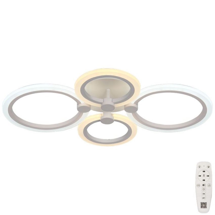 Светодиодная припотолочная люстра с регулированием яркости LED/45W/230V 3000-6500K + дистанционное управление