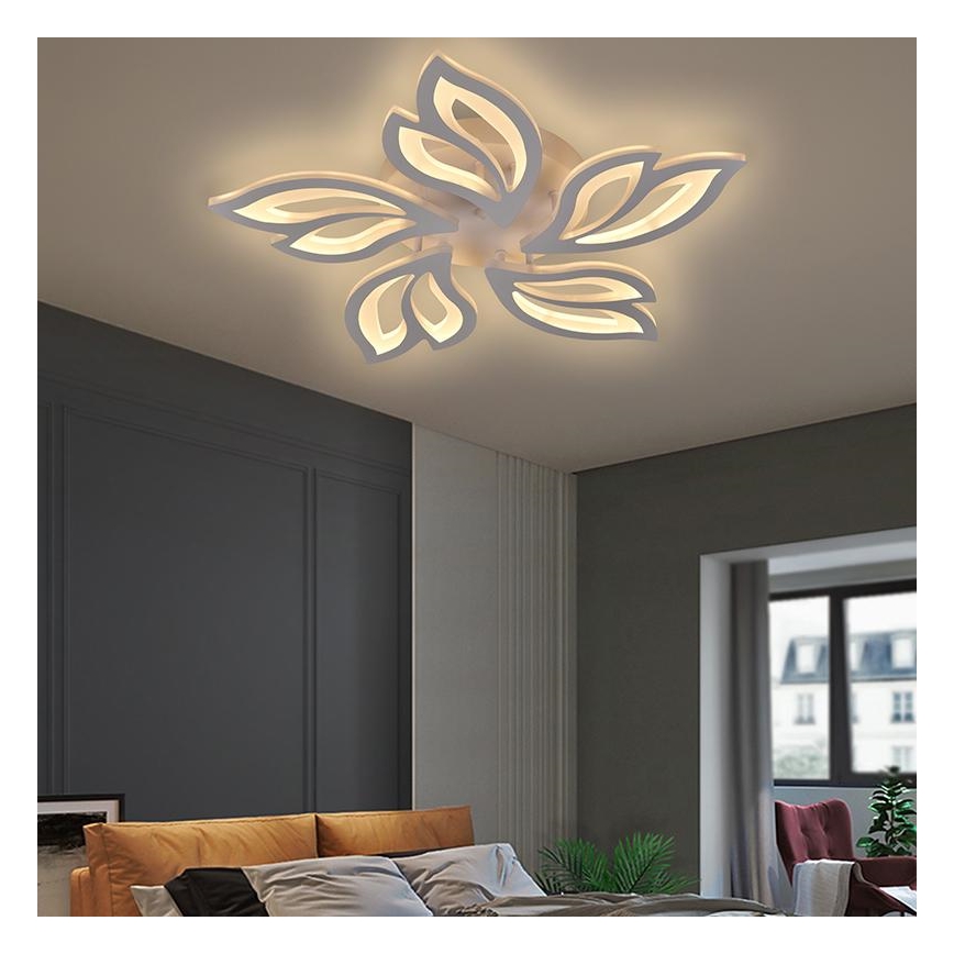Светодиодная припотолочная люстра с регулированием яркости LED/65W/230V 3000-6500K + дистанционное управление