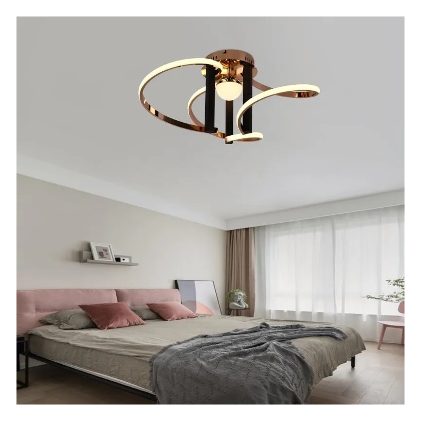 Светодиодная припотолочная люстра с регулированием яркости LED/70W/230V 3000-6500K + дистанционное управление