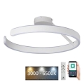 Светодиодная припотолочная люстра с регулированием яркости LED/72W/230V 3000-6500K белый + дистанционное управление