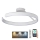 Светодиодная припотолочная люстра с регулированием яркости LED/72W/230V 3000-6500K белый + дистанционное управление