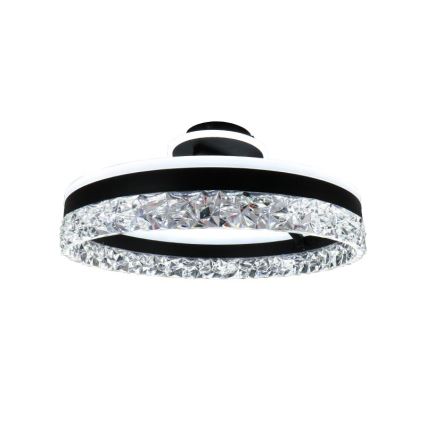Светодиодная припотолочная люстра с регулированием яркости LED/86W/230V 3000-6500K черный + дистанционное управление