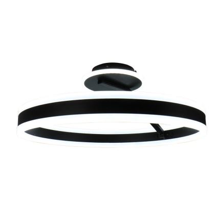 Светодиодная припотолочная люстра с регулированием яркости LED/86W/230V 3000-6500K черный + дистанционное управление