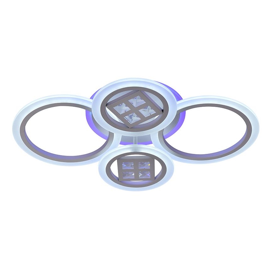 Светодиодная припотолочная RGB-люстра с регулированием яркости LED/50W/230V 3000-6500K + дистанционное управление