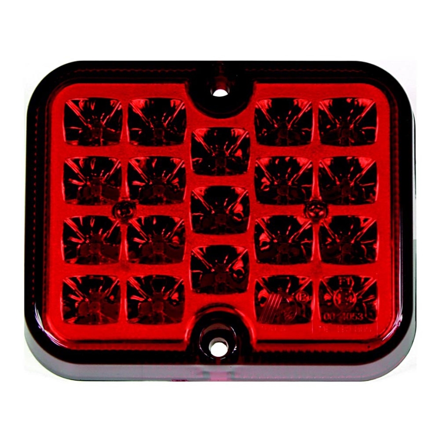Светодиодная противотуманная фара SINGLE LED/1,9W/12V IP67 красный