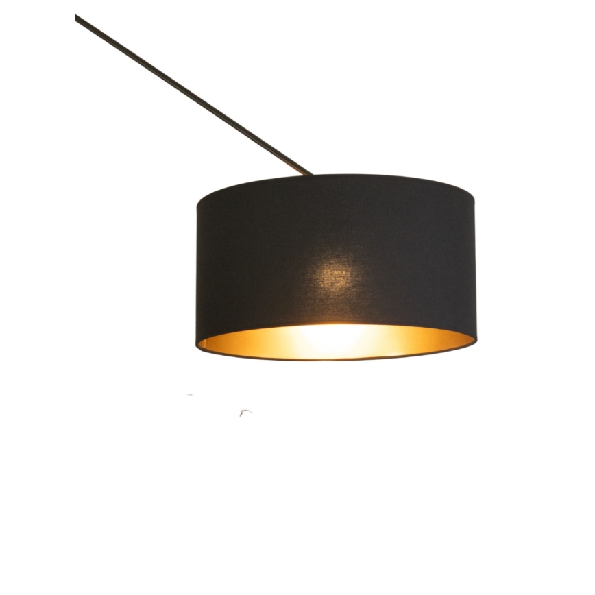 Светодиодная регулируемая люстра на штанге GORTA 1xE27/60W/230V чёрная/золотая