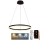 Светодиодная регулируемая люстра на тросе LED/42Вт/230В 3000-6500К диаметр 60 см + пульт дистанционного управления
