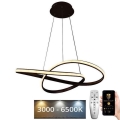 Светодиодная регулируемая люстра на тросе LED/70 Вт/230 В 3000-6500K диаметр 60 см + пульт дистанционного управления