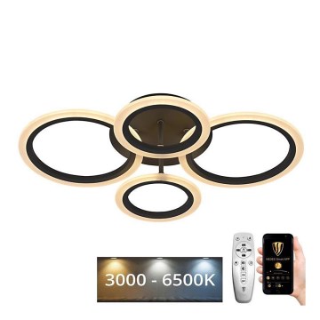 Светодиодная регулируемая накладная люстра LED/50Вт/230В 3000-6500К + пульт дистанционного управления