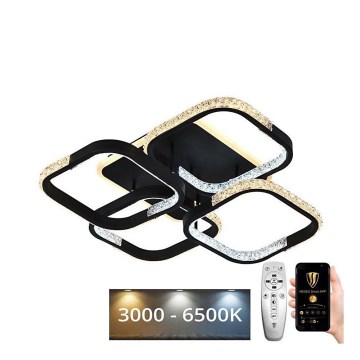Светодиодная регулируемая накладная люстра LED/85W/230V 3000-6500K + пульт дистанционного управления