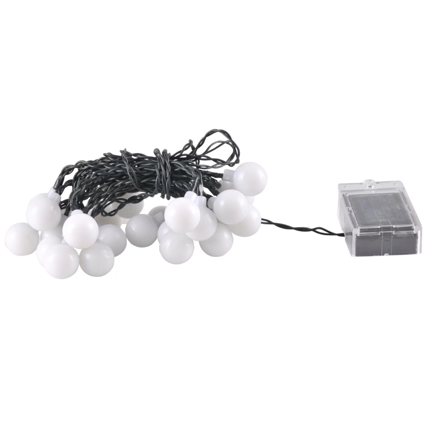 Светодиодная RGB-гирлянда на солнечной батарее PARTY 30xLED/1,2V 3,9 м IP44