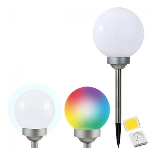 Светодиодная RGB-лампа на солнечной батарее LED/0,2W/1,2V 600 mAh IP44