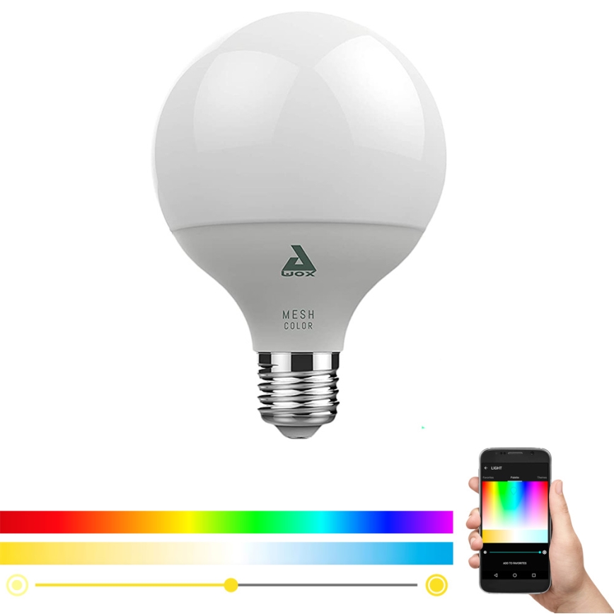 Светодиодная RGB-лампа с регулированием яркости CONNECT E27/13W 2700 - 6500K - Eglo