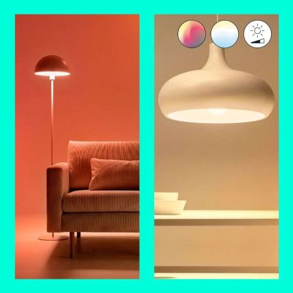 Светодиодная RGB-лампочка с регулированием яркости A60 E27/8,5W/230V 2200-6500K Wi-Fi - WiZ