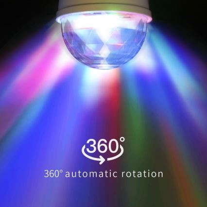 Светодиодная RGB-лампочка E27/3W/230V - Aigostar