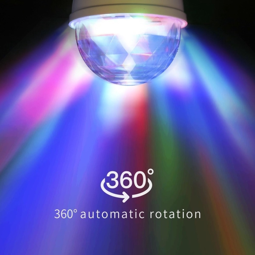 Светодиодная RGB-лампочка E27/3W/230V - Aigostar