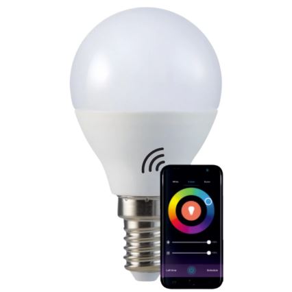Светодиодная RGB-лампочка с регулированием яркости G45 E14/5,5W/230V 3000-6500K Wi-fi Tuya
