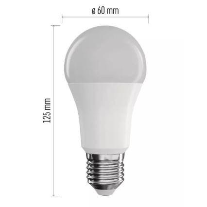 Светодиодная RGB-лампочка с регулированием яркости GoSmart A60 E27/11W/230V 2700-6500K Tuya
