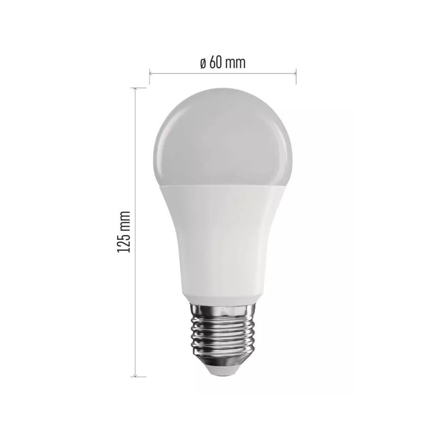 Светодиодная RGB-лампочка с регулированием яркости GoSmart A60 E27/11W/230V 2700-6500K Tuya