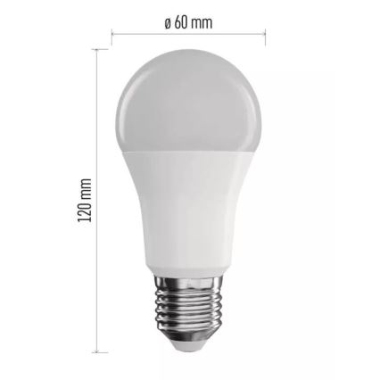 Светодиодная RGB-лампочка с регулированием яркости GoSmart A60 E27/9W/230V 2700-6500K Tuya