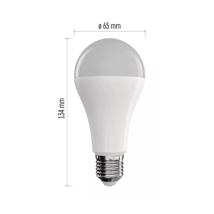Светодиодная RGB-лампочка с регулированием яркости GoSmart A65 E27/14W/230V 2700-6500K Wi-Fi Tuya