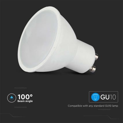 Светодиодная RGB-лампочка с регулированием яркости GU10/4,8W/230V 3000K + дистанционное управление