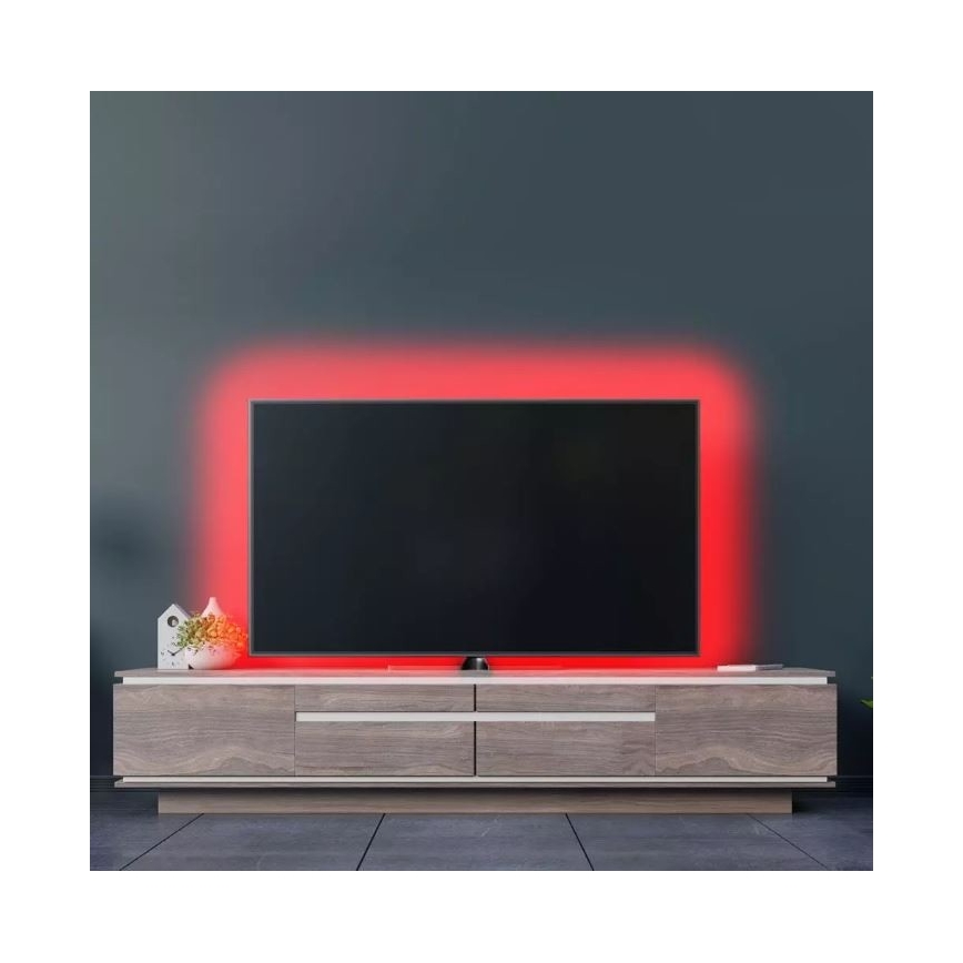 Светодиодная RGB-лента с регулированием яркости 2x5 м LED/48W/230V + дистанционное управление