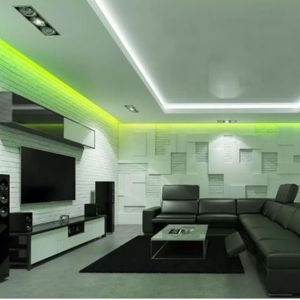 Светодиодная RGB-лента с регулированием яркости 2x5 м LED/48W/230V + дистанционное управление