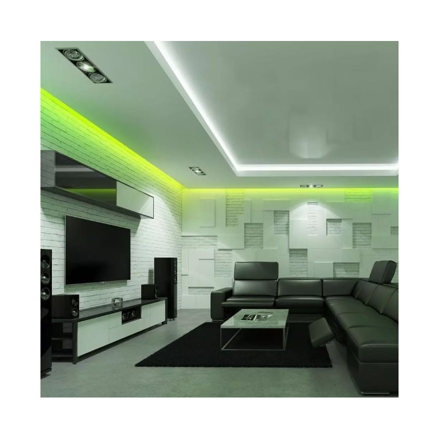 Светодиодная RGB-лента с регулированием яркости 2x5 м LED/48W/230V + дистанционное управление
